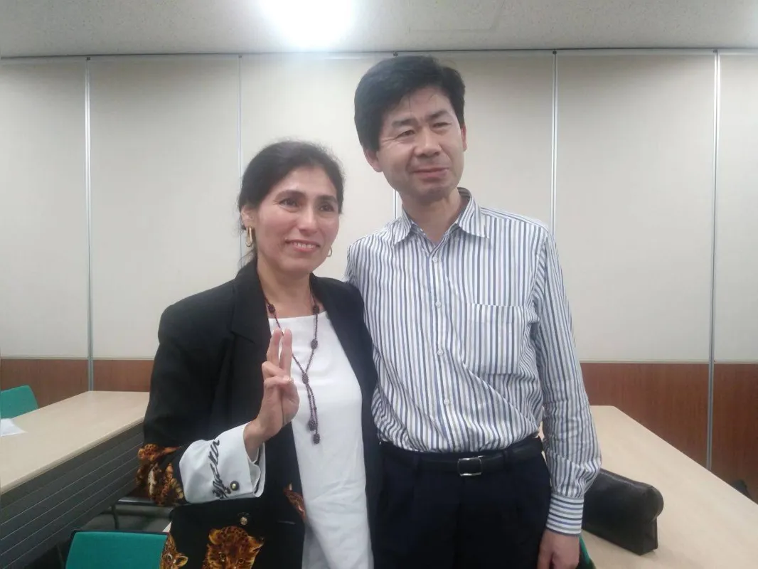 Guadalupe e Tadashi Sasawatari