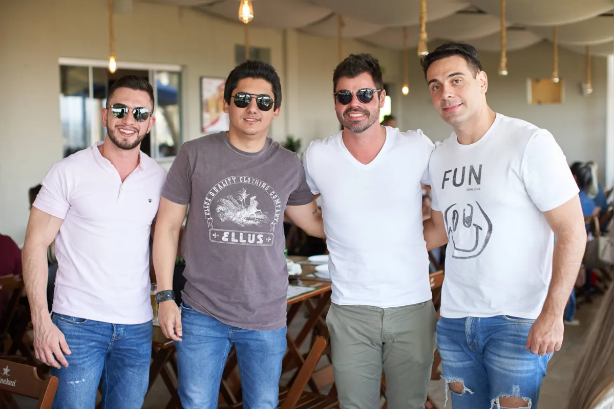 Gabriel Martins, Antonio Marcos Patricio, Rodolfo Carraro e Thiago Fernando