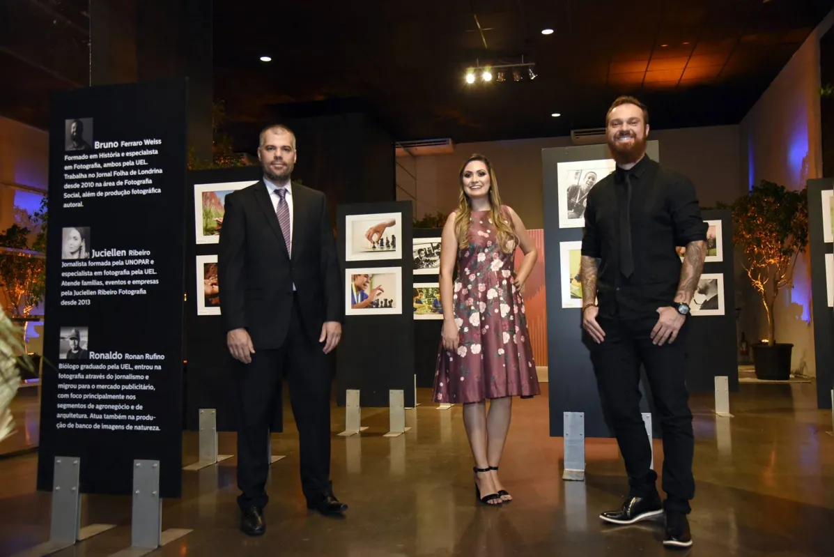 Os fotógrafos R. R. Rufino, Juciellen Ribeiro e Bruno Ferraro