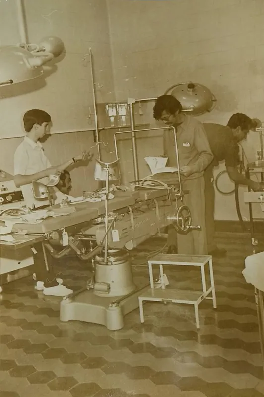 Imagens históricas: HU na década de 70