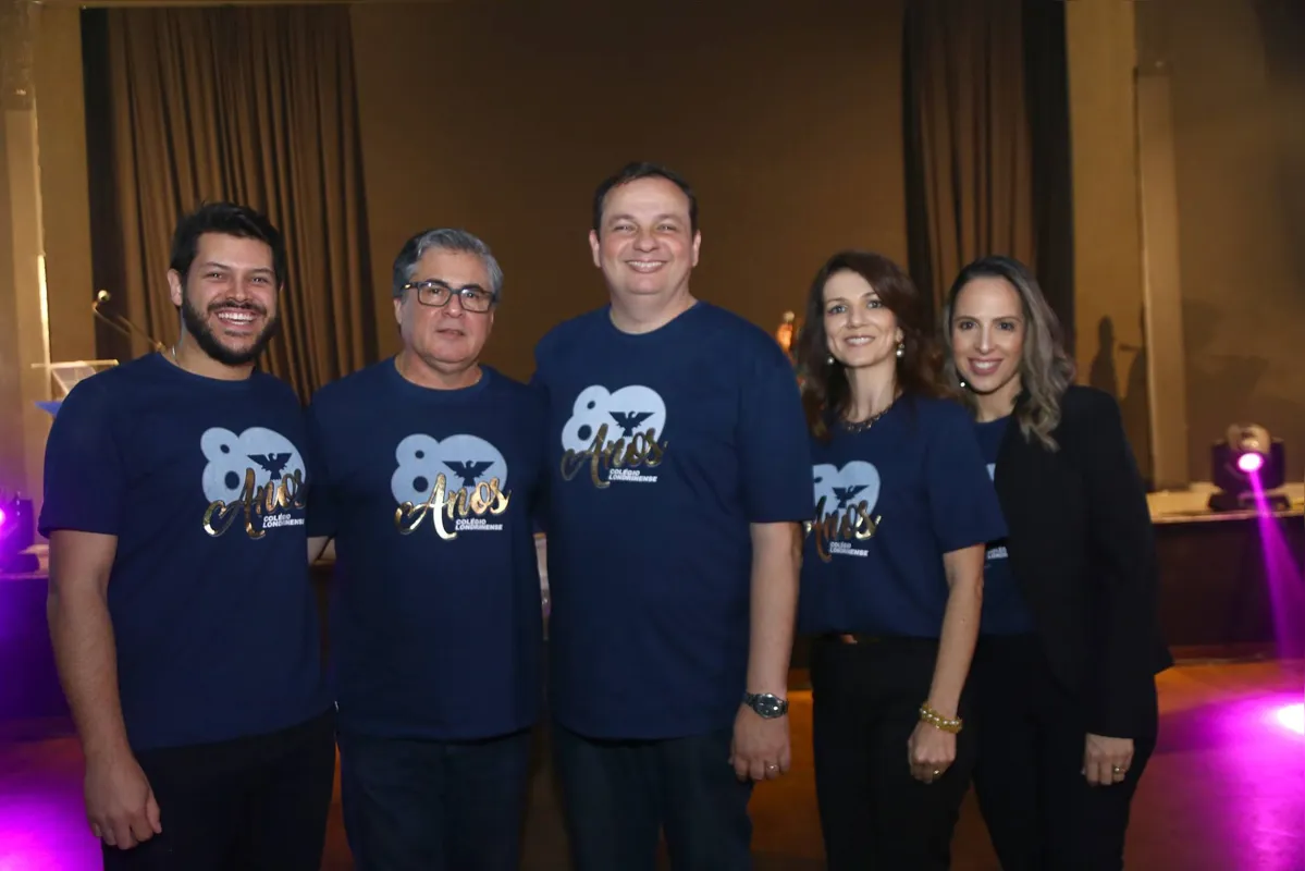 Murilo Barbosa, Denizeti Brandino, Luciano Maia, Márcia Aquino e Tânia Moscardini Cândido