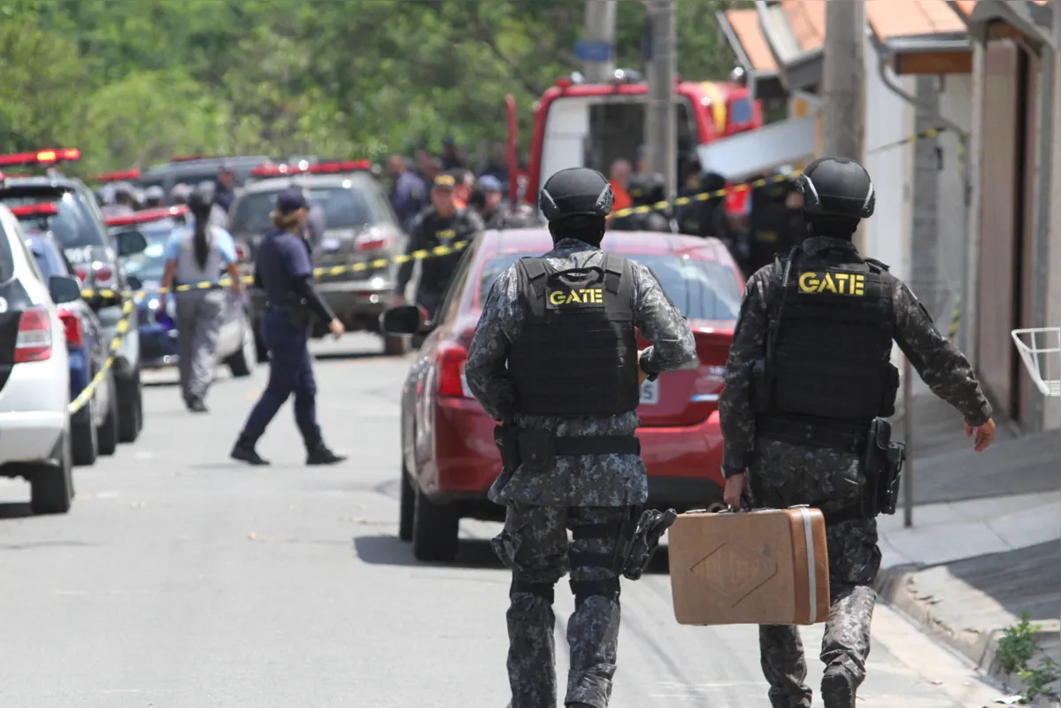 Durante a fuga de parte da quadrilha, houve confrontos nas ruas de Campinas 