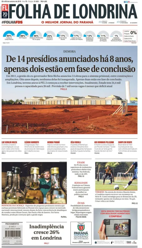 Imagem ilustrativa da imagem Capa 05/10/2019