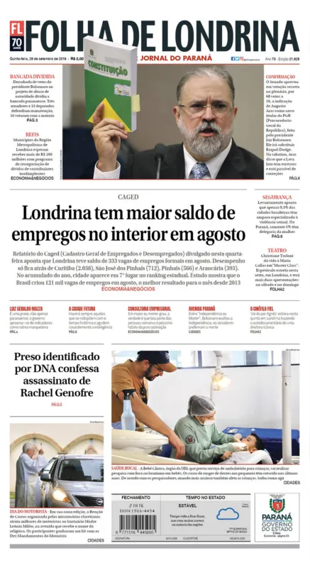 Imagem ilustrativa da imagem Capa 26/09/2019