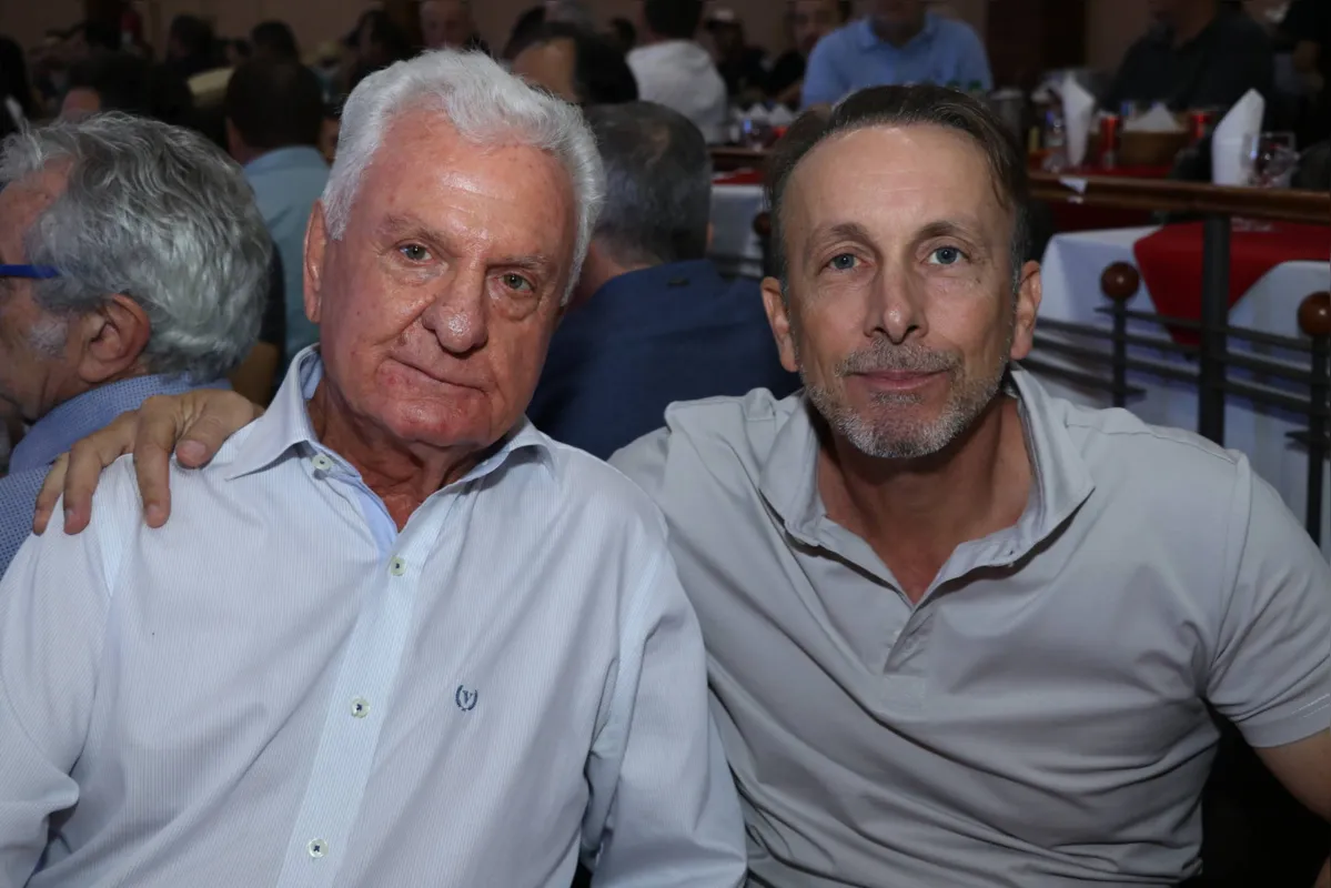 José Moacir Turquino e o pecuarista e exportador Neto Cardoso 
