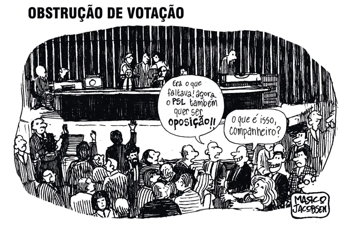 Imagem ilustrativa da imagem Charge 16/10/2019