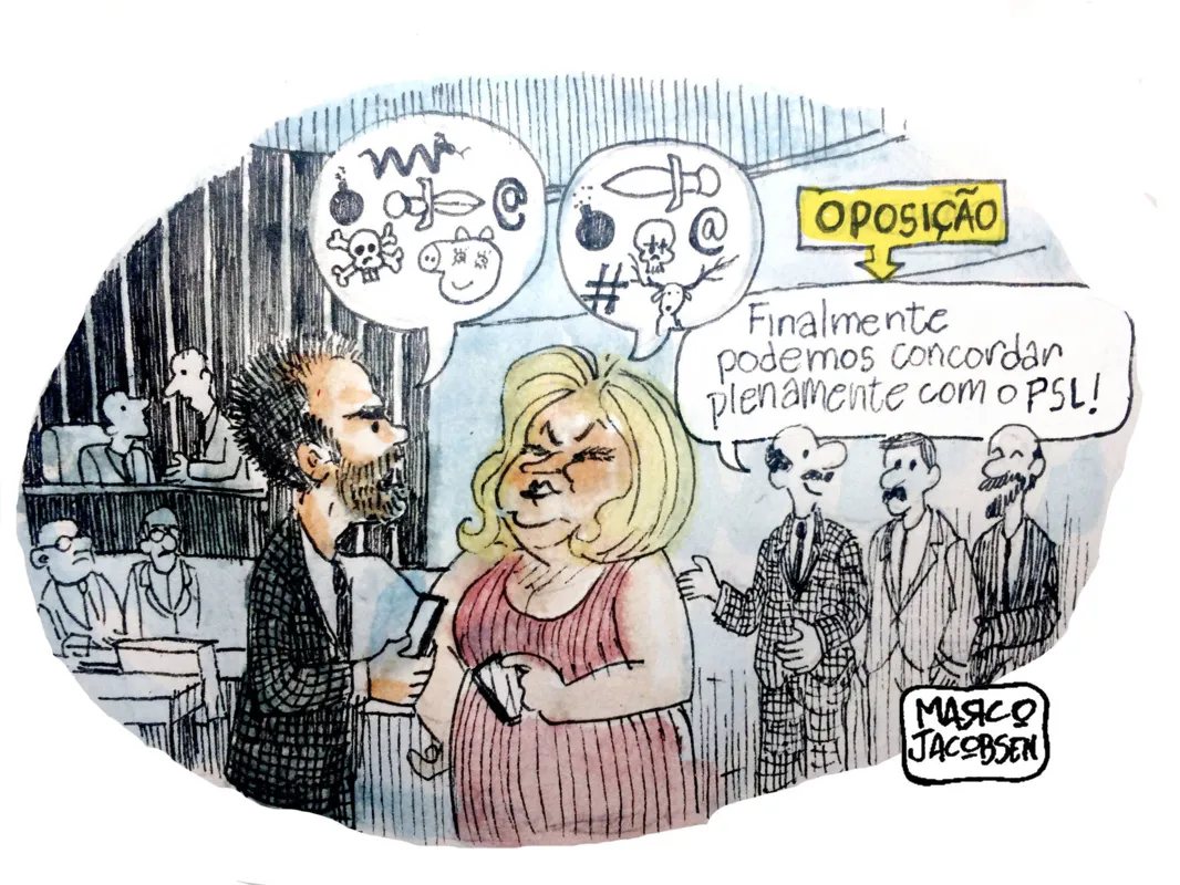 Imagem ilustrativa da imagem Charge 22/10/2019