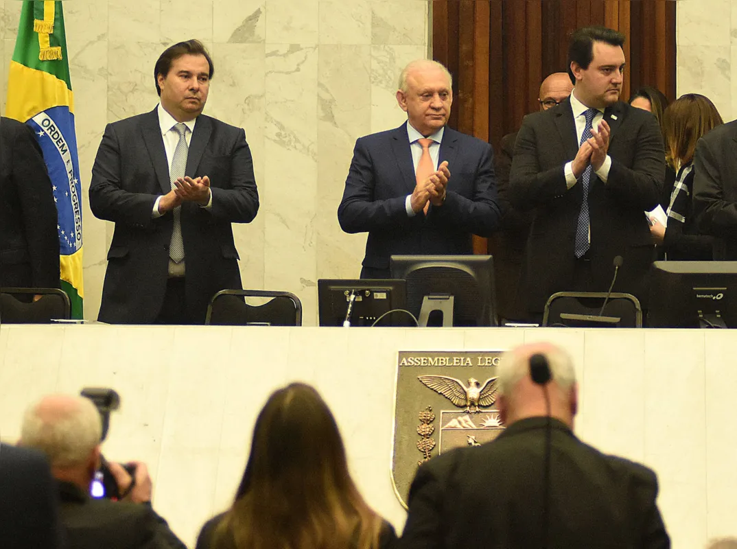 Imagem ilustrativa da imagem Em Curitiba, Maia volta a pedir cautela na análise de projeto anticrime