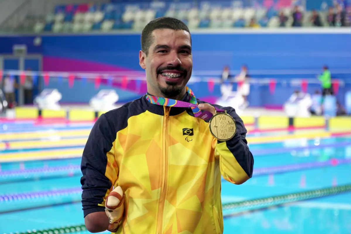 Daniel Dias jamais perdeu uma prova em Parapans e somou seis medalhas de ouro em Lima