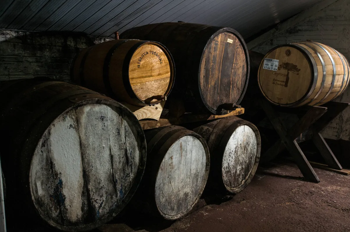 Família Bassi trabalha com três produtos: cachaça prata, ouro e armazenada em bálsamo