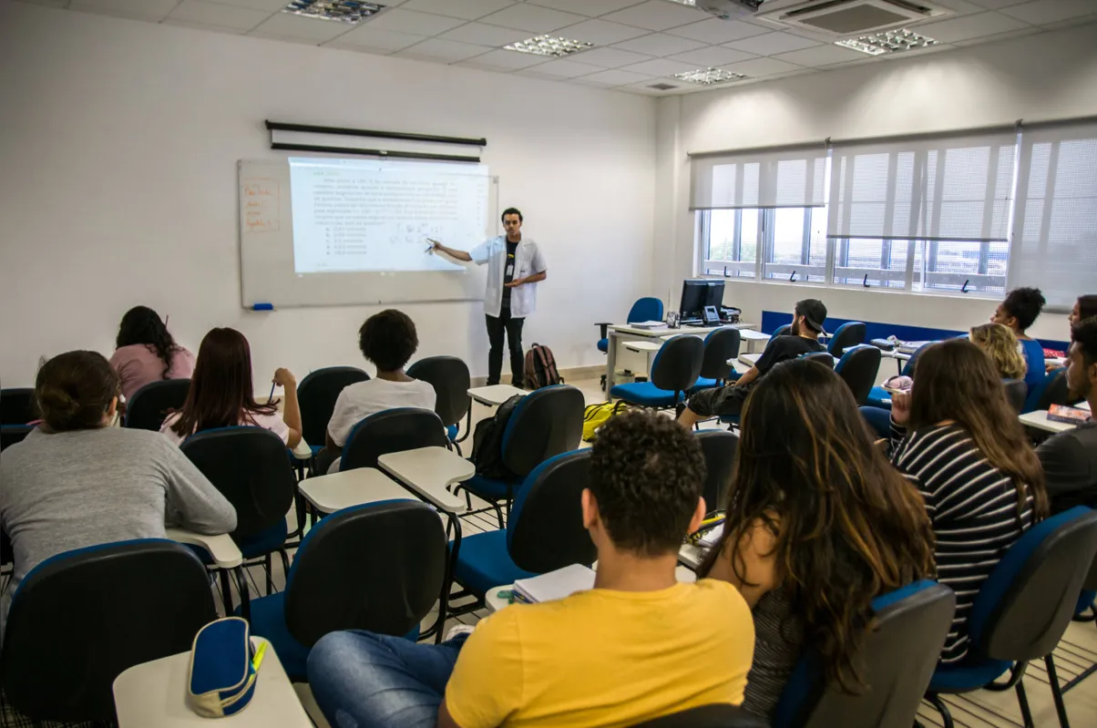 Aulas do cursinho são realizadas na zona norte: grande maioria recebe bolsa integral  