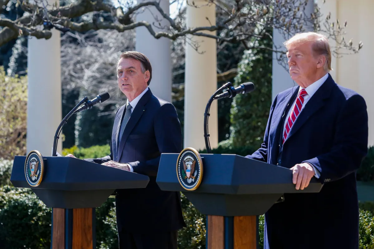 O presidente dos EUA, Donald Trump, havia sinalizado apoio ao Brasil após o presidente Jair Bolsonaro abrir mão de benefícios na OMC 