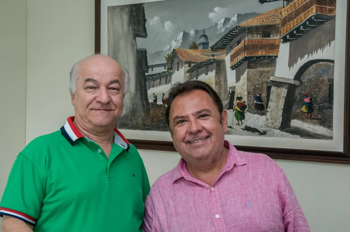 Marcos Antonio Franco e Wilson Silveira: união das imobiliárias vai otimizar operação