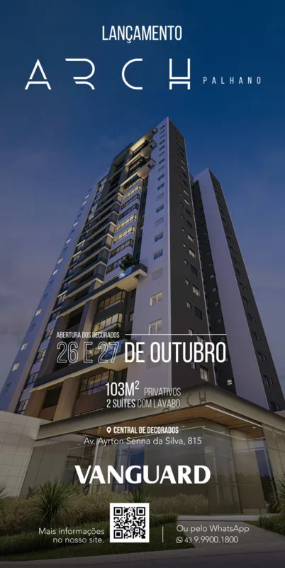 Imagem ilustrativa da imagem Lançamento da Vanguard na Gleba Palhano movimenta mercado