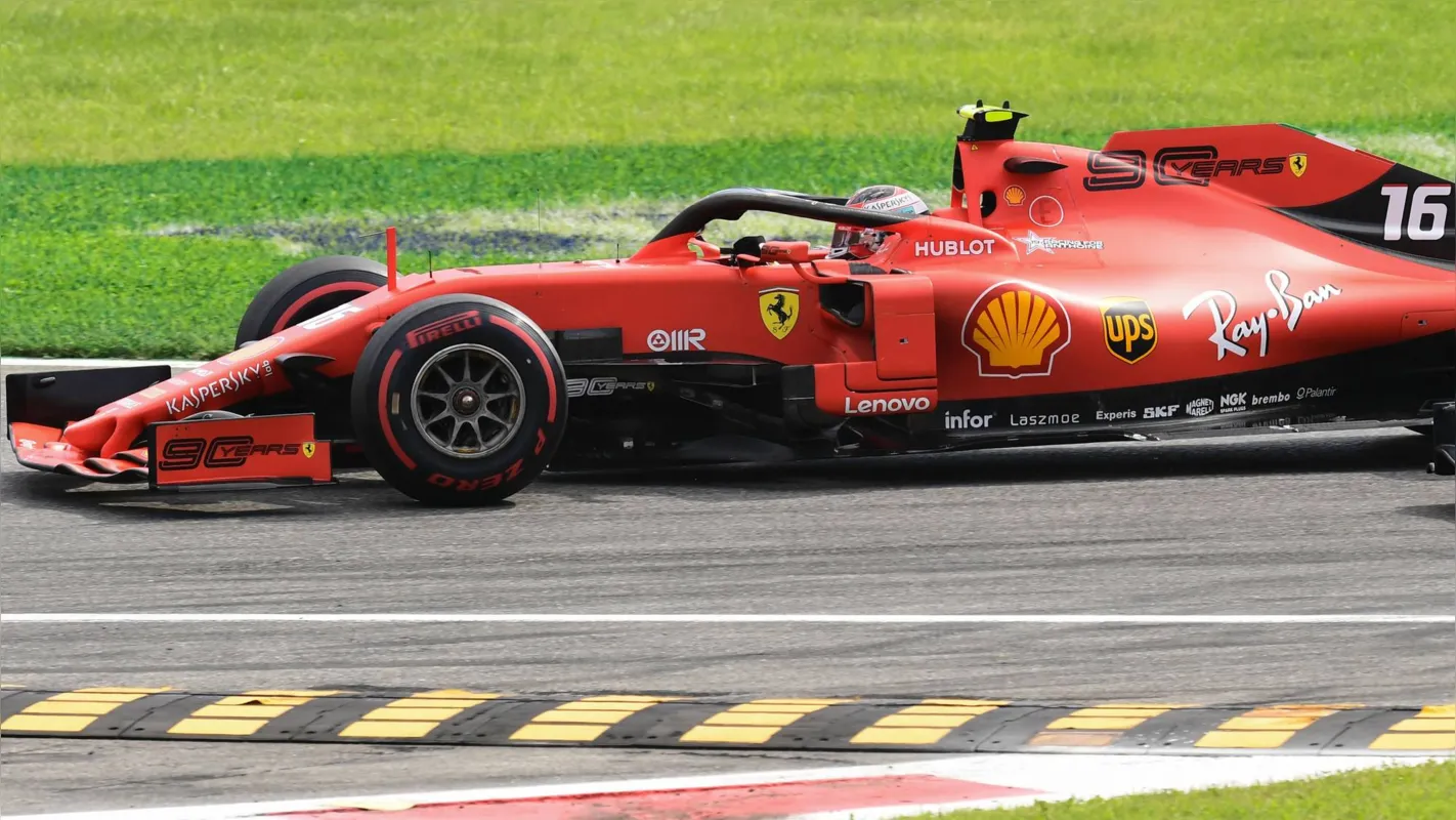 Imagem ilustrativa da imagem Leclerc vence e encerra jejum da Ferrari na Itália