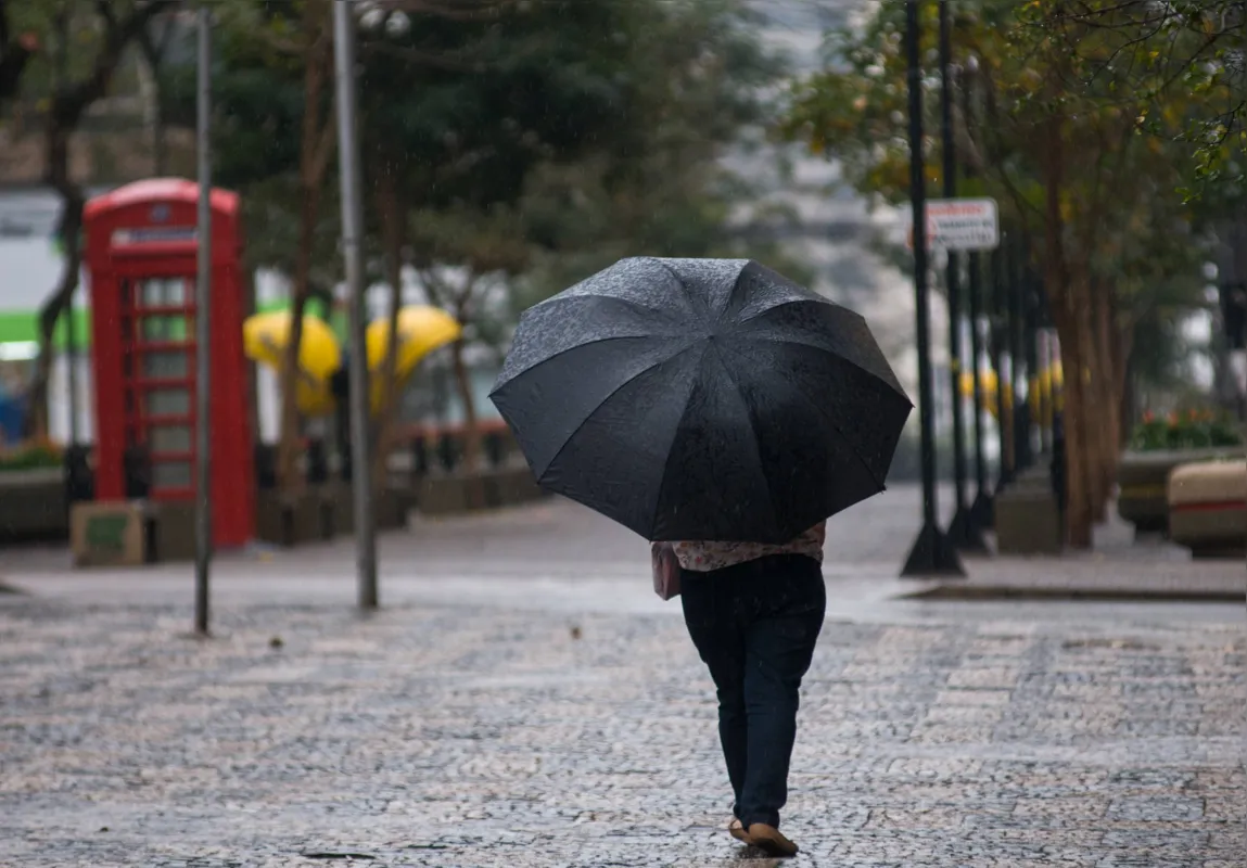 O fim de semana foi chuvoso em Londrina, entre sábado e às 12h30 de domingo (1)  foram registrados 13 mm  