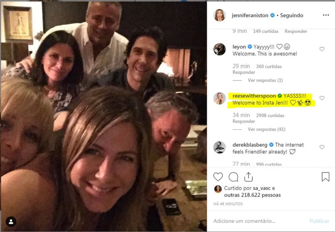 Imagem ilustrativa da imagem "Mais que amigos, Friends!"