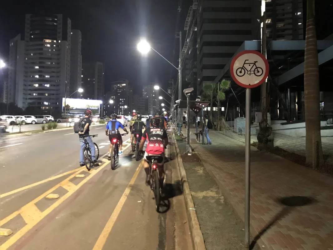 Imagem ilustrativa da imagem Manifestação na ciclovia em Londrina