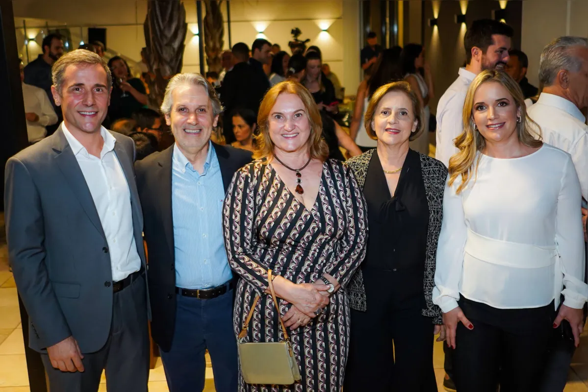 Fernão Galindo, Mauri Reiche, Edna Reiche, Maria Leda Galindo e Larissa Galindo