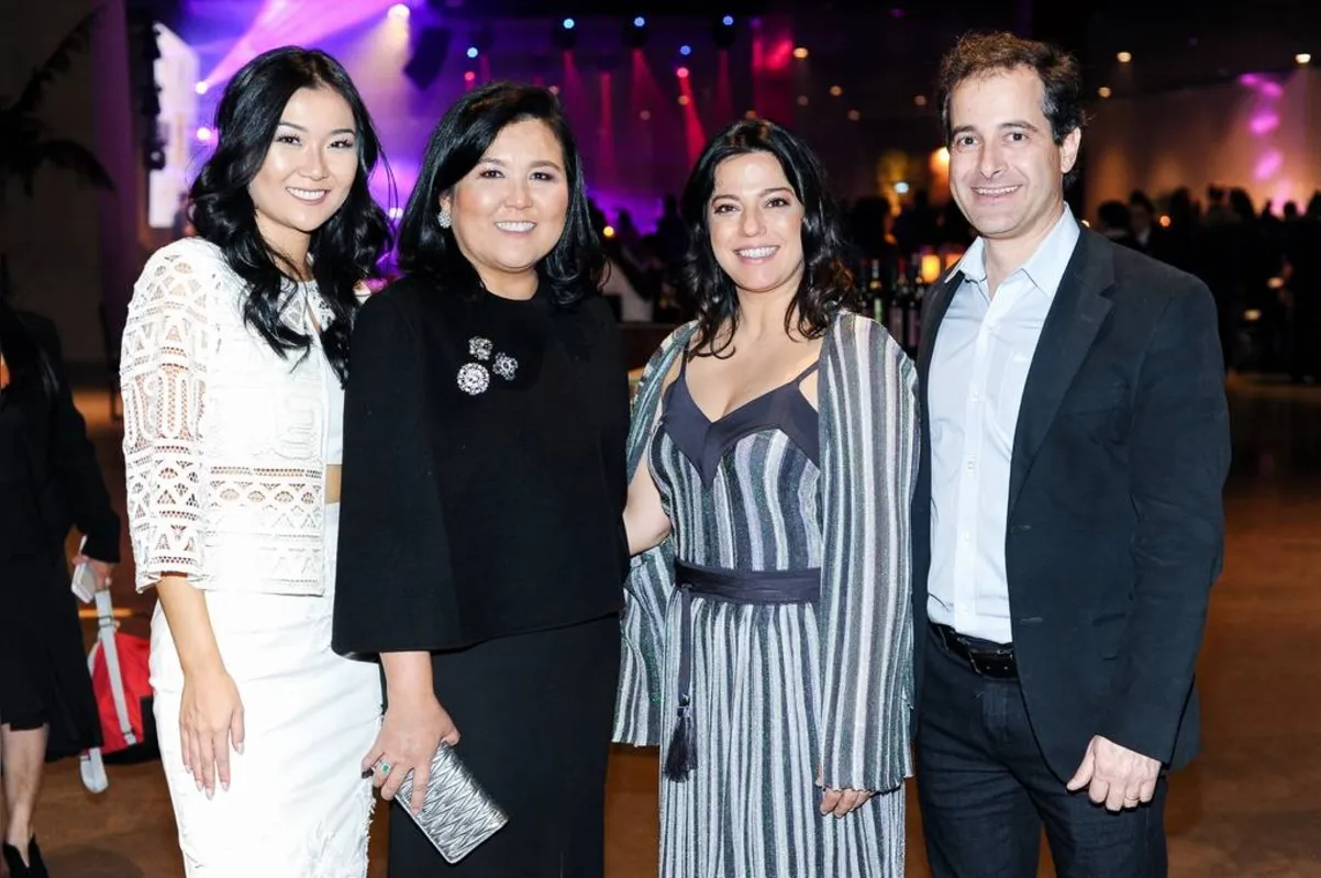 Deborah e Márcia Kobayashi com Ana Karina e José Roberto Sanfelice 