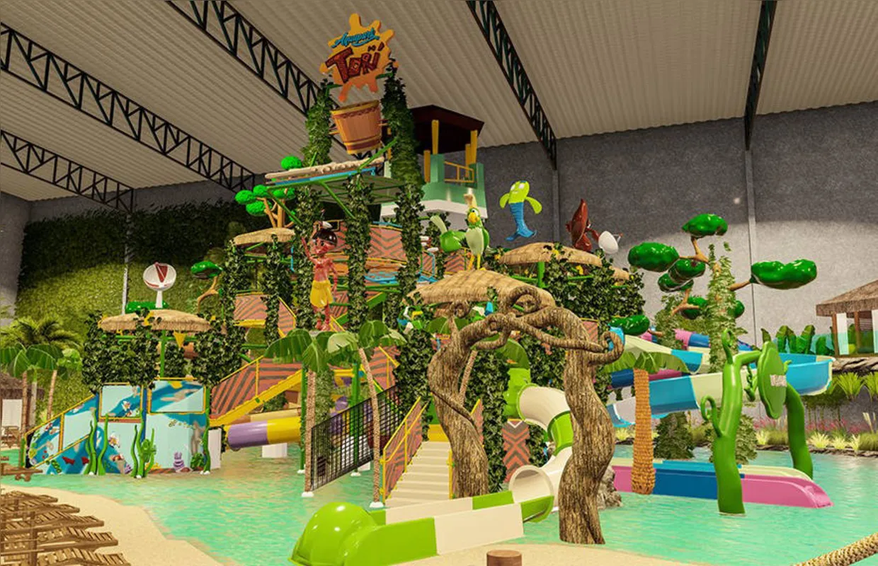 Imagem ilustrativa da imagem Novo parque aquático promete muita diversão