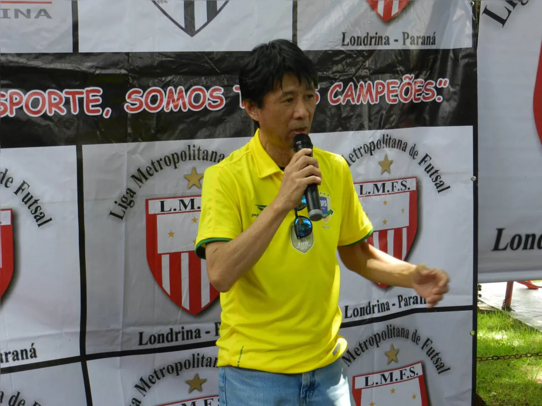 Osmar Obuti é o fundador da Liga Metropolitana de Futsal de Londrina