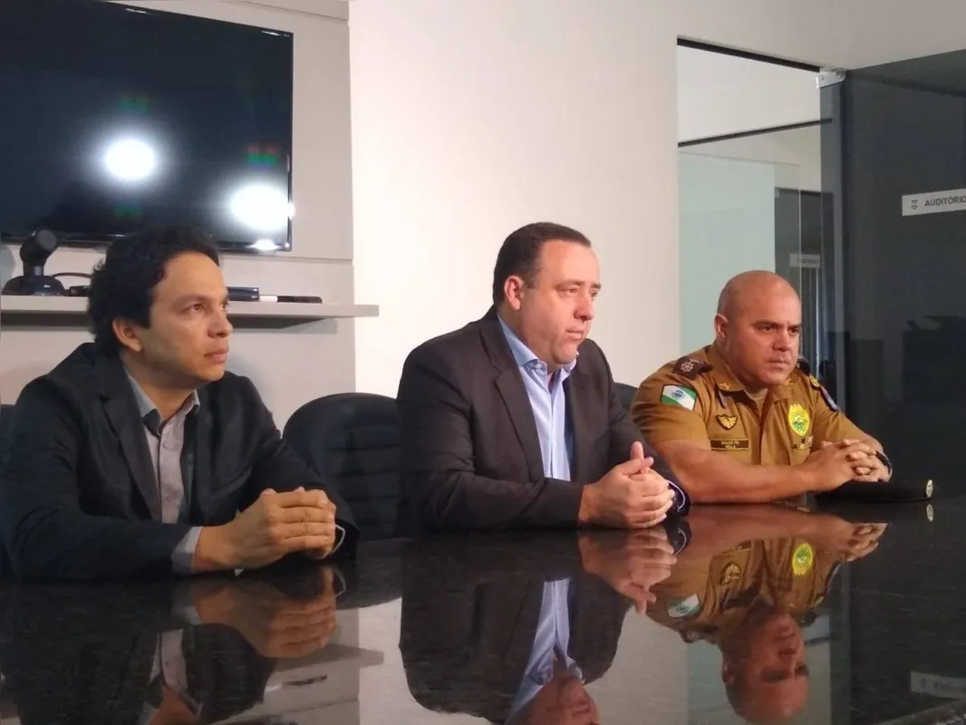 Imagem ilustrativa da imagem Polícia apresenta suspeito de homicídios no centro de Londrina
