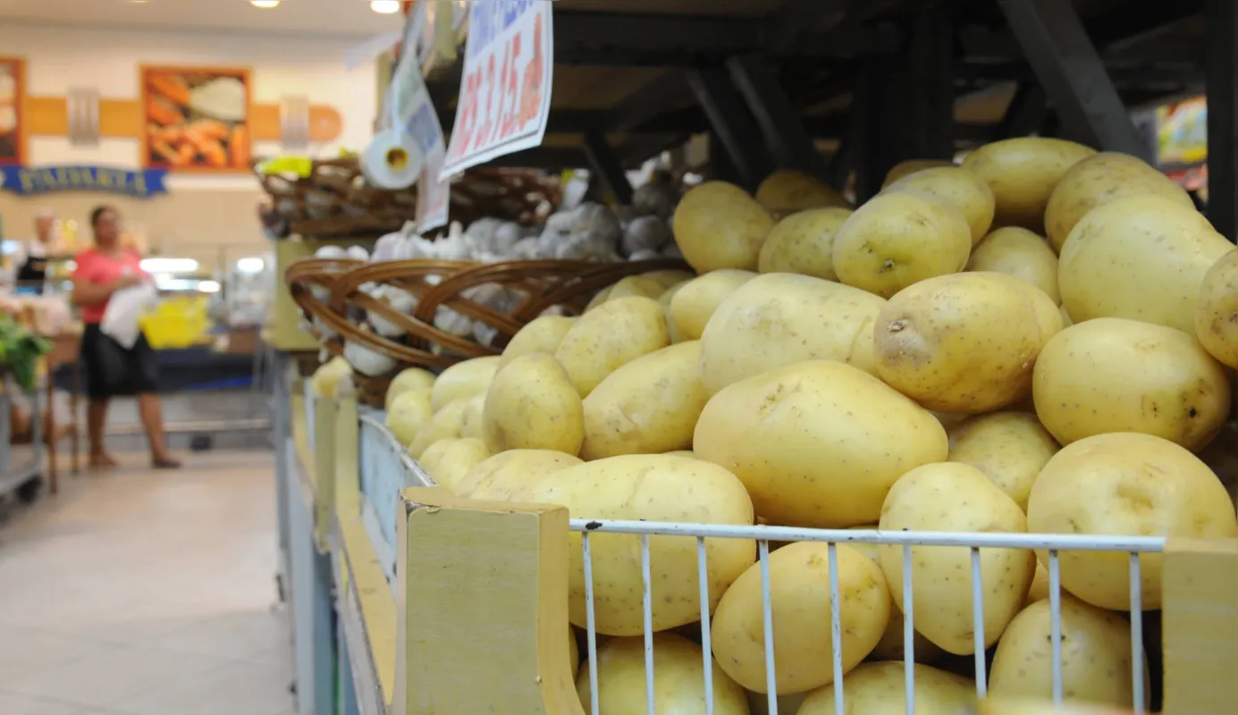O preço pago pelo quilo da batata em setembro teve recuo de 11,9% em comparação aos valores de agosto