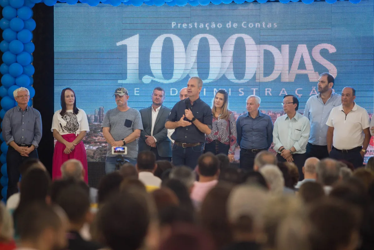 A prestação de contas foi realizada em evento neste sábado (28) no Parque de Exposições Francisco Feio Ribeiro