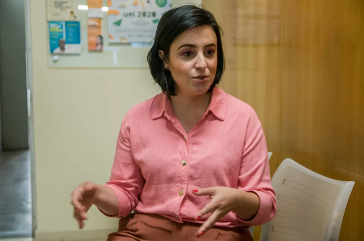 Caroline Guimarães de Araújo, orientadora de atividades do Sesc Londrina Centro