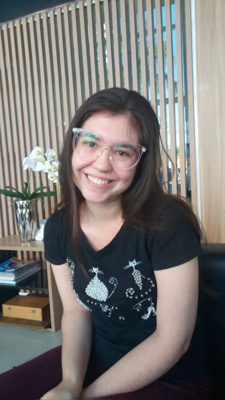 "Na véspera das provas pretendo olhar algum conteúdo em que tenha mais dificuldade", diz Maria Eduarda Kolachinski