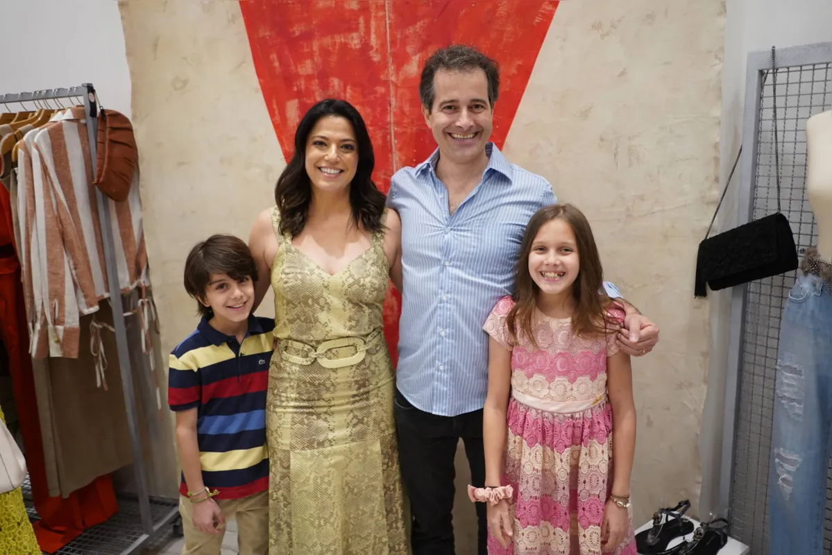 Lucca, Ana Karina, José Roberto e Clara Sanfelice