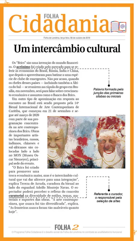 Imagem ilustrativa da imagem Um intercâmbio cultural
