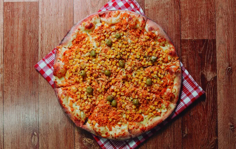 Olim Pizzas: aos sábados a casa oferece rodízio de pizza doce, salgada, além de espaguete e lasanha
