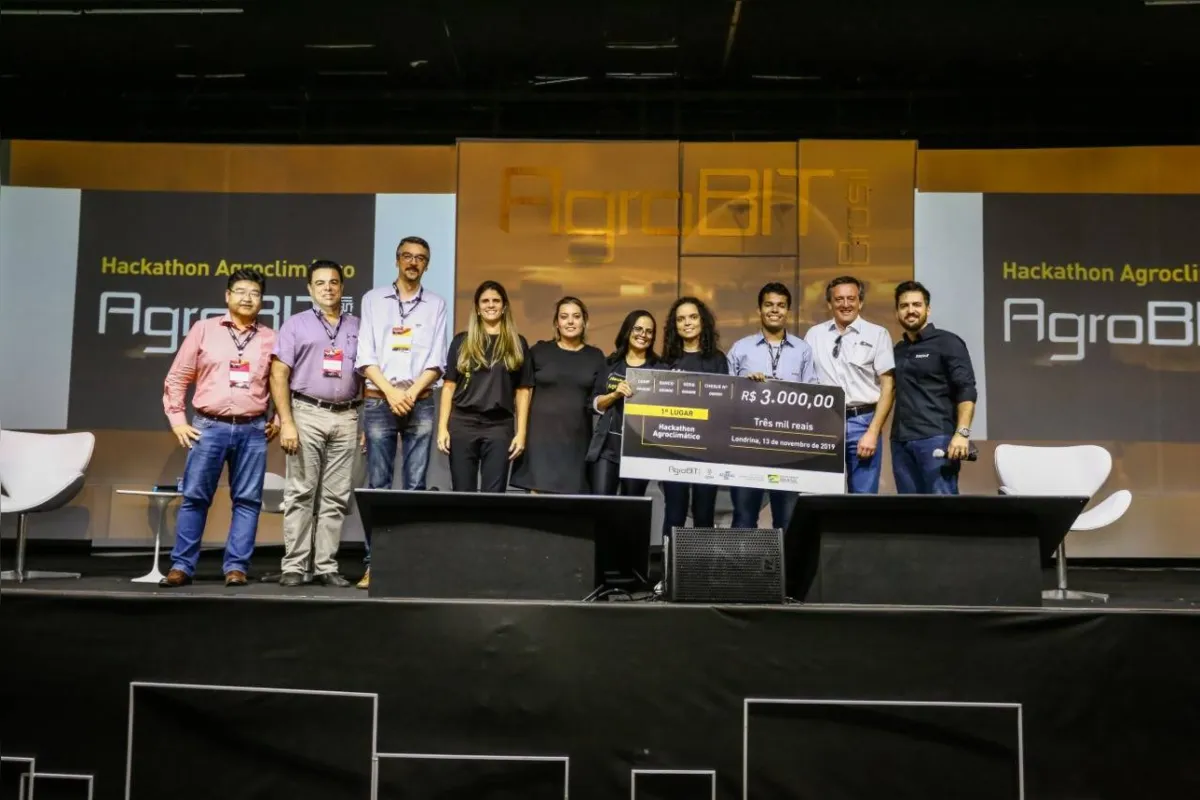 Equipe vencedora do Hackathon Agroclimático recebeu prêmio de R$ 3 mil