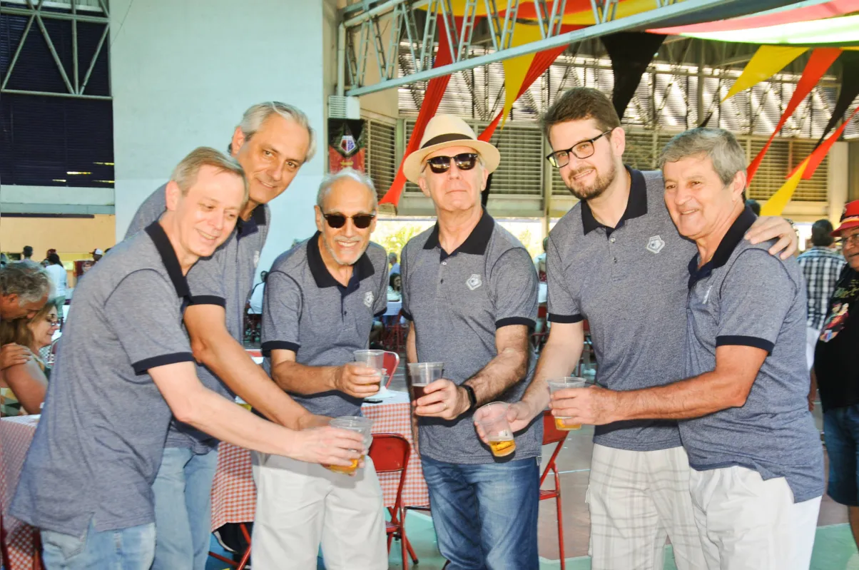 Wagner Zanin, o presidente Fernando Berbel Junior,  Aguinaldo Cyrino , Carlos Boer, Flavio Balan e José Antonio Ribeiro. 