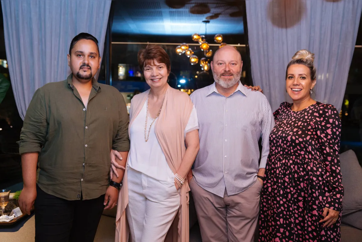 Bruno Valença, Márcia Preto, Caco Piacenti e Roberta Casagrande