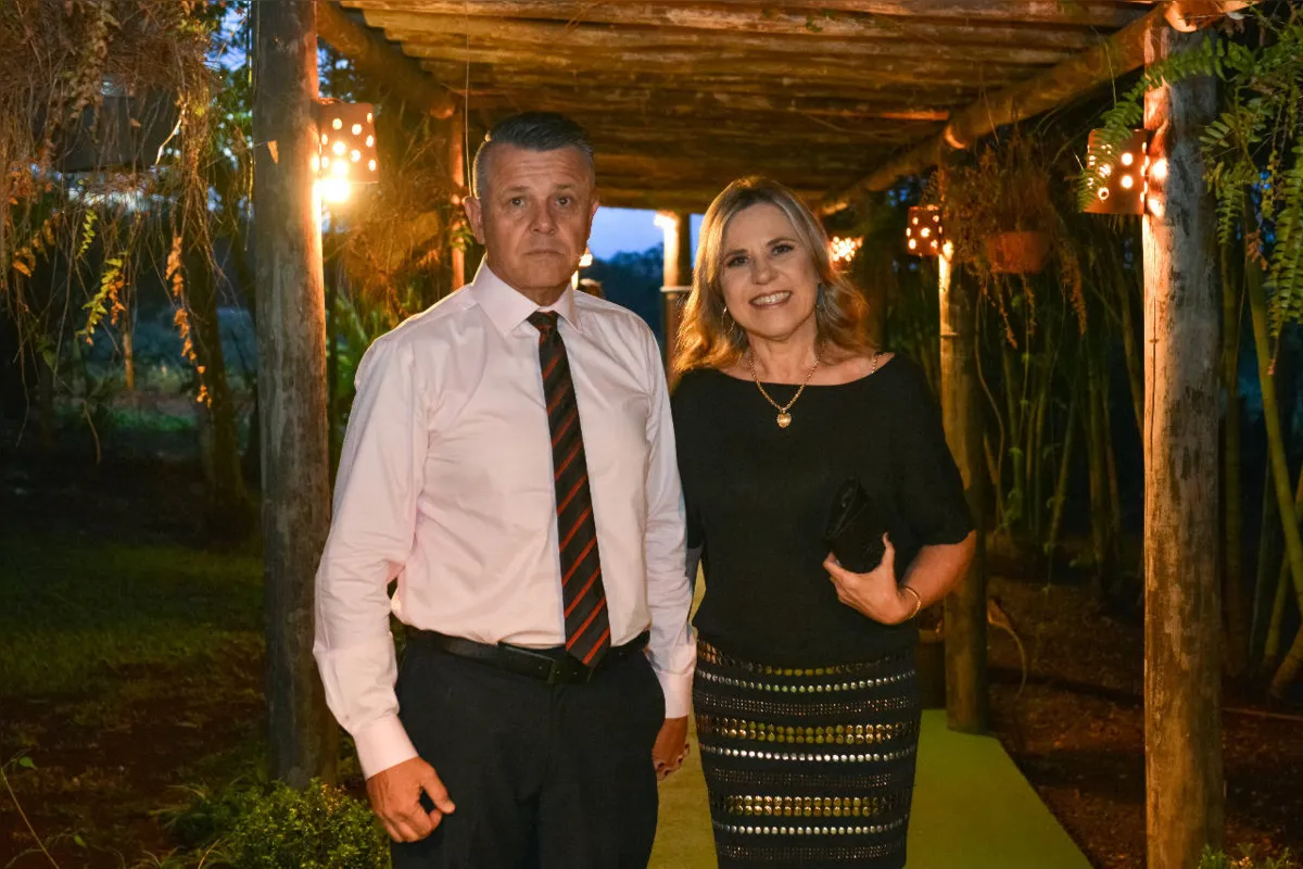 Cássio Gonçalves e sua esposa Sônia Micheletti  