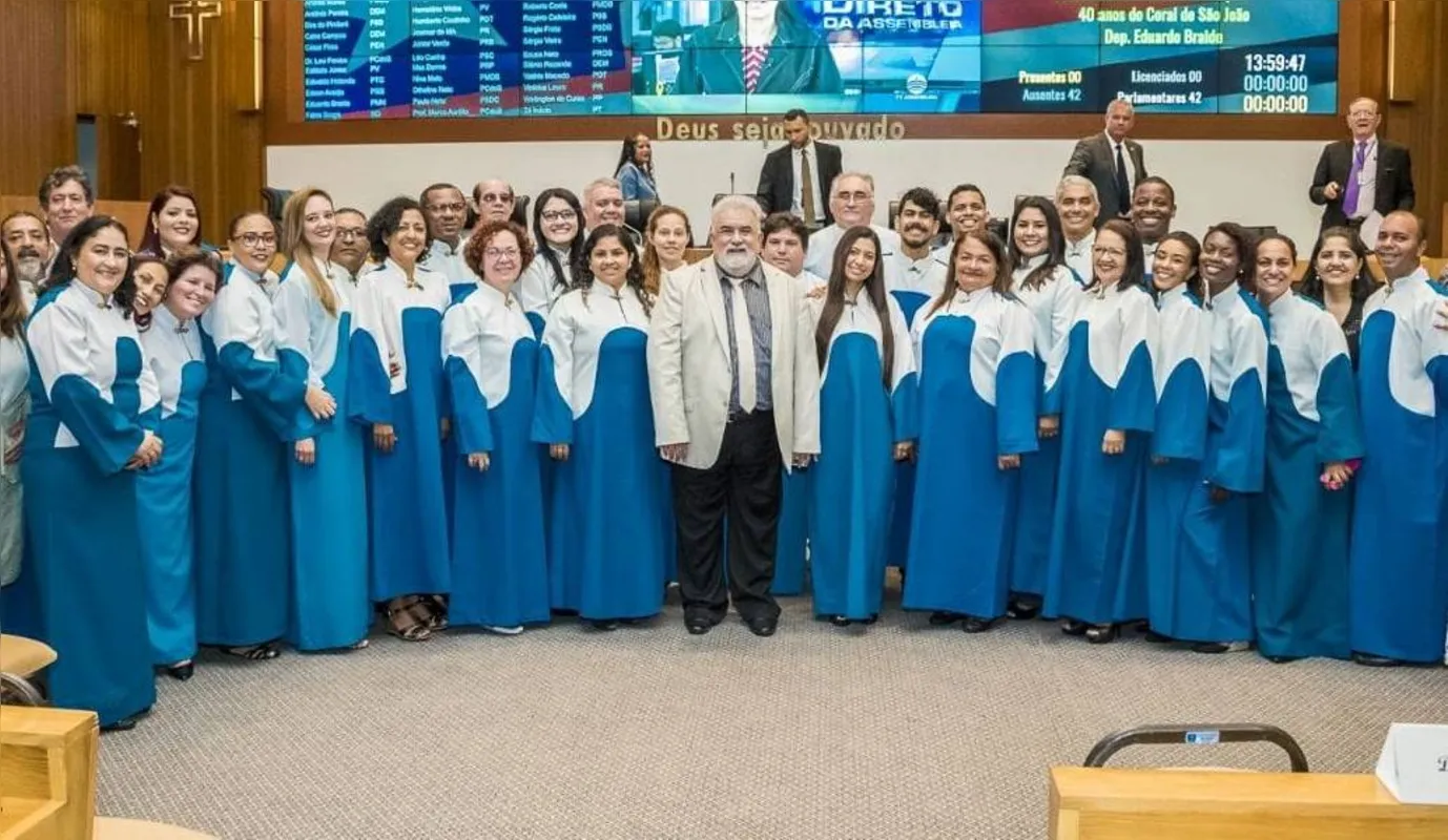 Coral São João: grupo já viaja pelo Brasil e o exterior, tendo já recebido vários prêmios