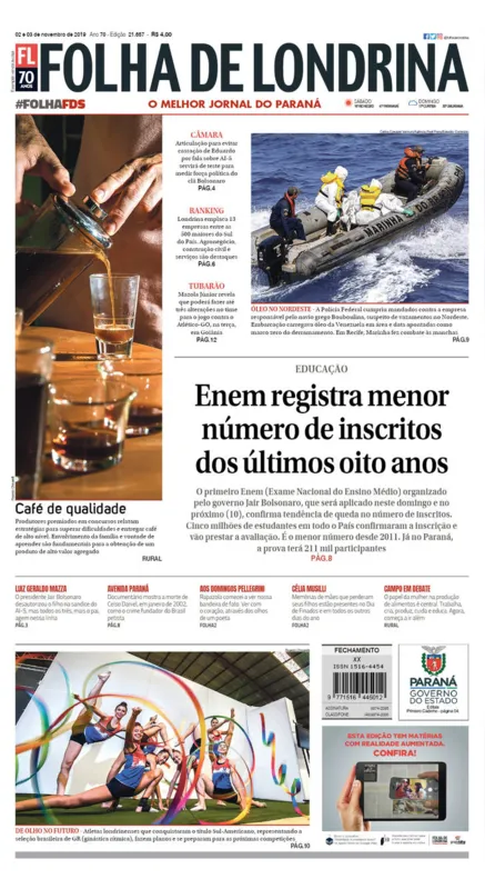 Imagem ilustrativa da imagem Capa 02/11/2019