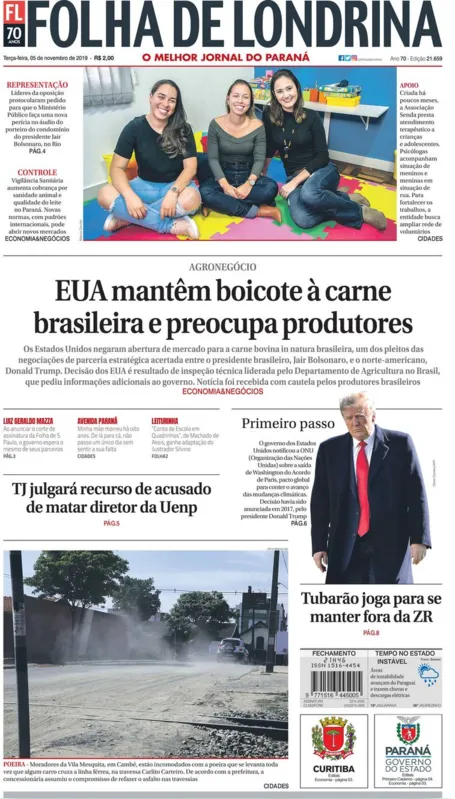 Imagem ilustrativa da imagem Capa 05/11/2019