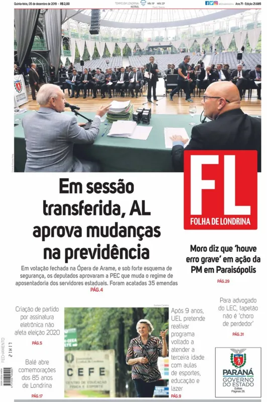 Imagem ilustrativa da imagem Capa 05/12/2019