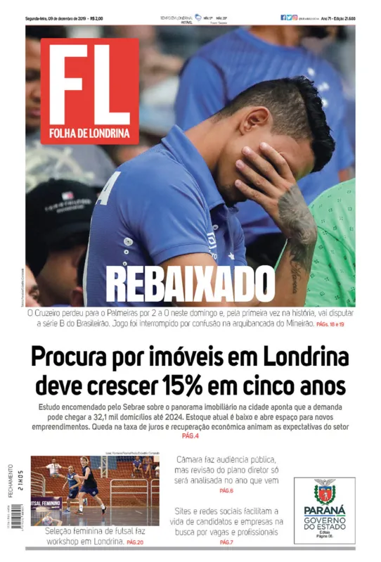 Imagem ilustrativa da imagem Capa 09/12/2019