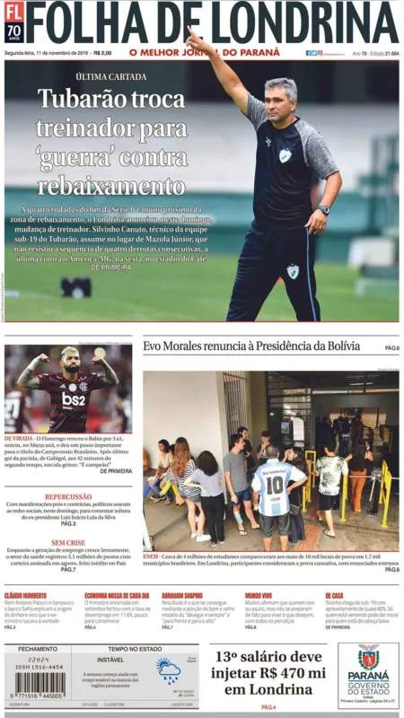 Imagem ilustrativa da imagem Capa 11/11/2019