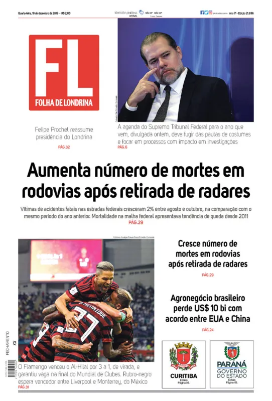 Imagem ilustrativa da imagem Capa 18/12/2019