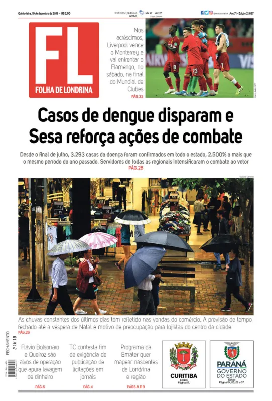 Imagem ilustrativa da imagem Capa 19/12/2019