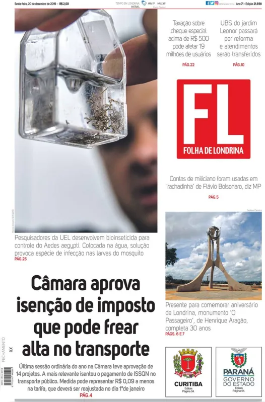 Imagem ilustrativa da imagem Capa 20/12/2019