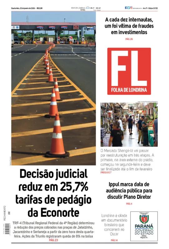 Imagem ilustrativa da imagem Capa 22/01/2020