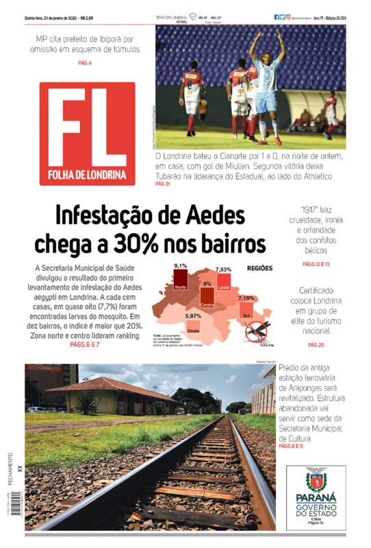 Imagem ilustrativa da imagem Capa 23/01/2020