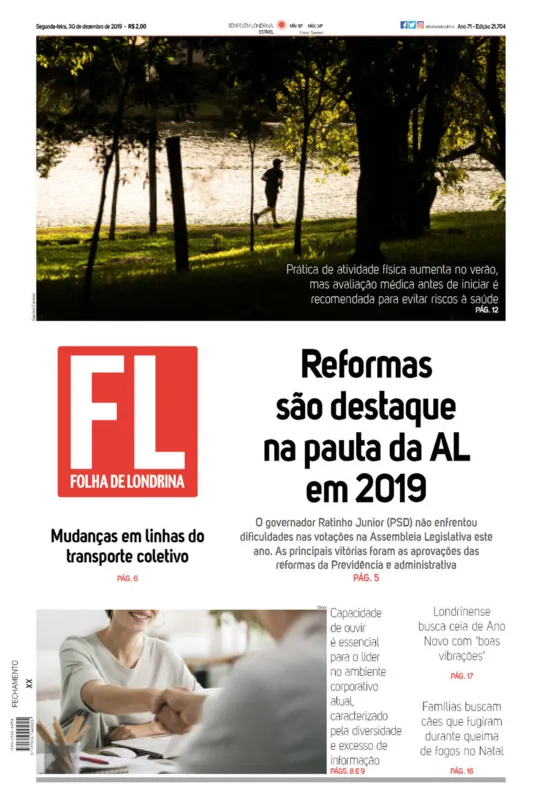 Imagem ilustrativa da imagem Capa 30/12/2019